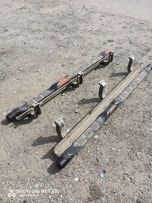 Пороги на внедррожник. Митсубиси поджеро