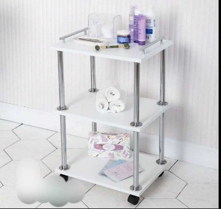 Стеллаж Помощница тележка этажерка для салона красоты и косметологии