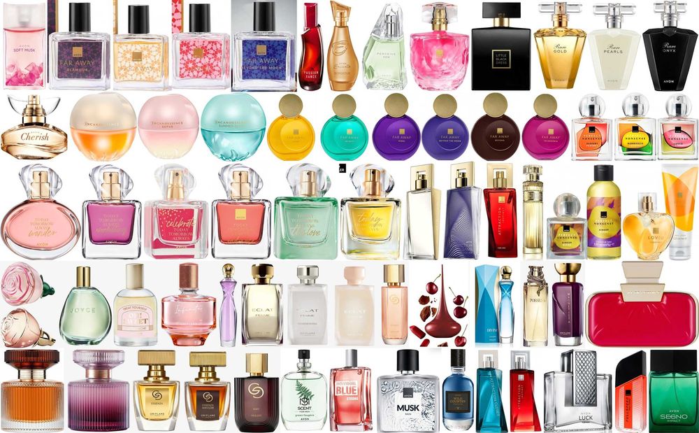 Налични парфюми, тоалетни води  от Avon, Oriflame