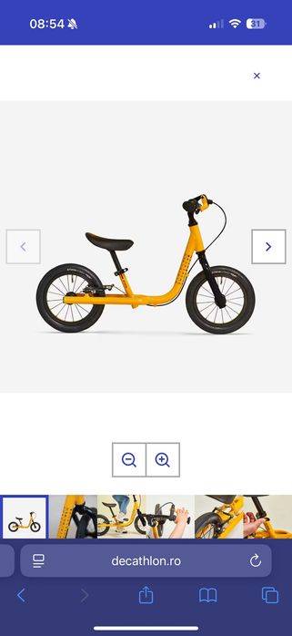 Bicicleta fara pedale noua