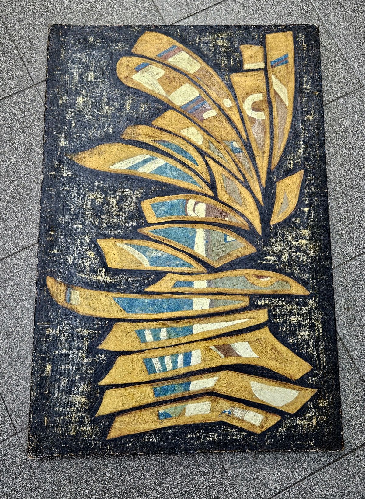 Картина на Димитър Батоев, около 1970г.