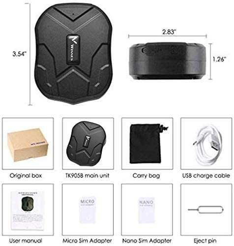 GPS tracker TK 905 cu magnet -- Abonament GRATUIT NELIMITAT