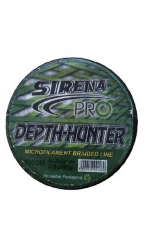 Fir Textil 1000 m Sirena Pro Depth-Hunter, verde,  0,25 mm