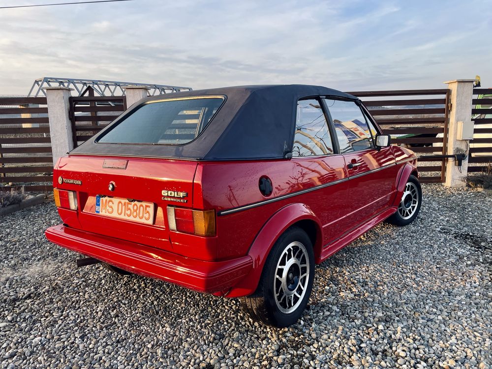 Vw Golf 1 / Mk1 Cabrio *1985* *Reconditionat* *1.8 Benzina 100Cp*