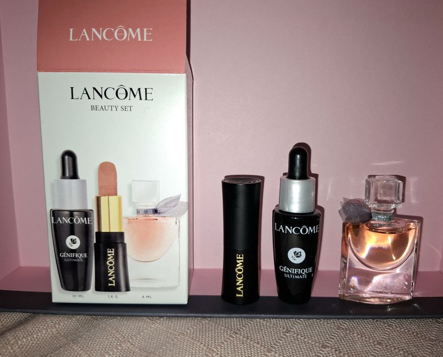 Set Lancome parfum La Vie est Belle, ruj mat si serum sephora