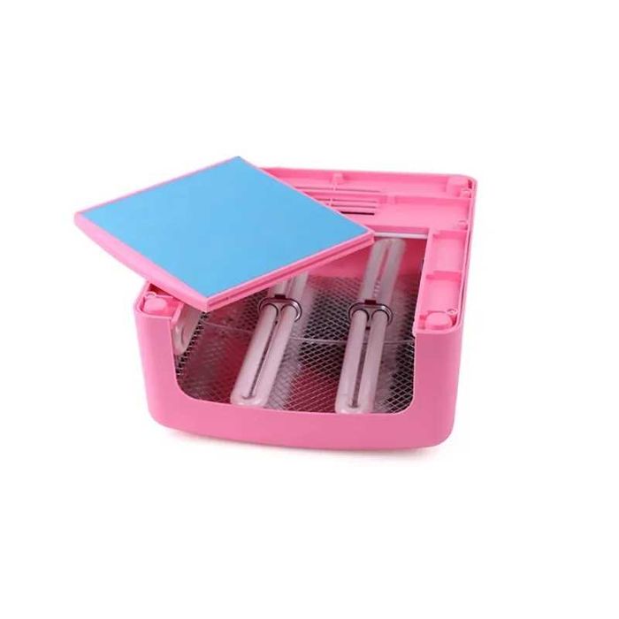 Lampa UV pentru oja gel roz cu timer