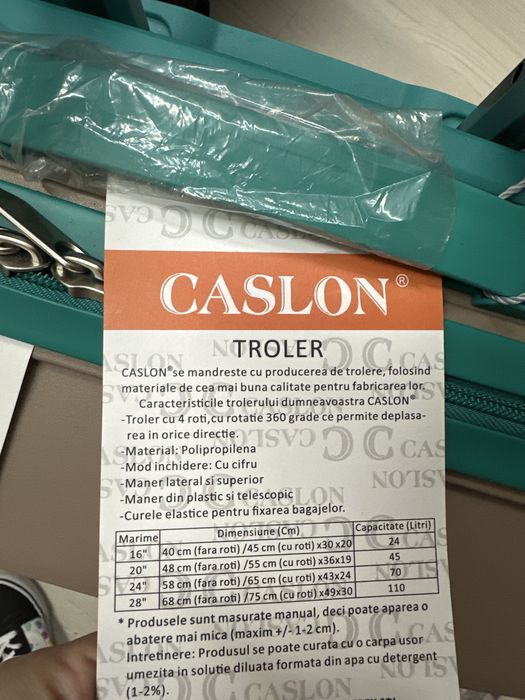 Troler 4 roti polipropilena