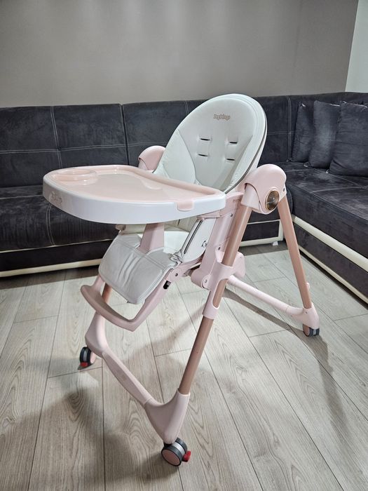 Peg Perego Prima Pappa Follow Me - Розово и бяло