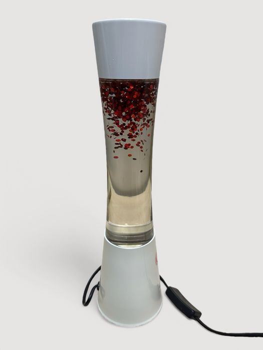 Глиттер-Лампа С Белым Основанием