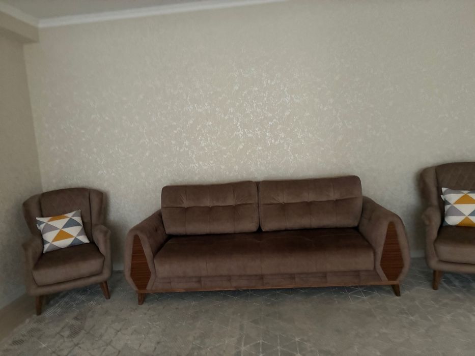 Диван и 2 кресла, диван раскладной