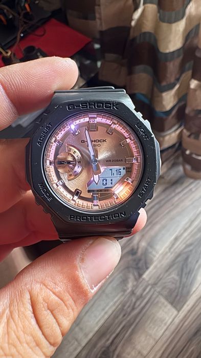 Casio G-shock GMA S-210 carbon core guard