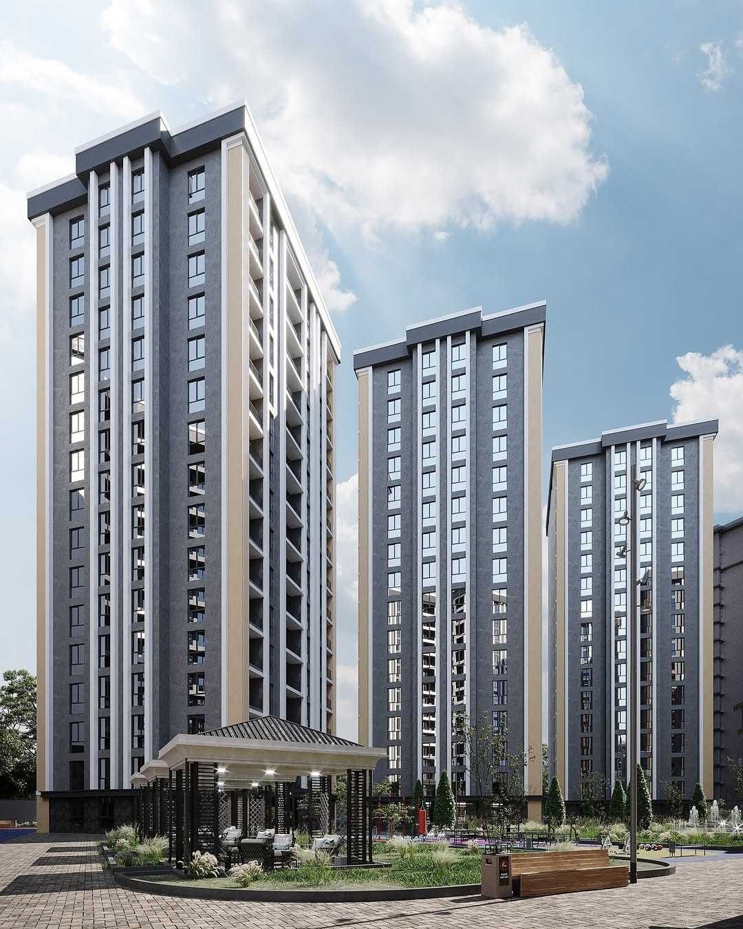 Новостройка 1/5/16 - 42,38м²!  в готовом доме на Паркентской/Шастри!