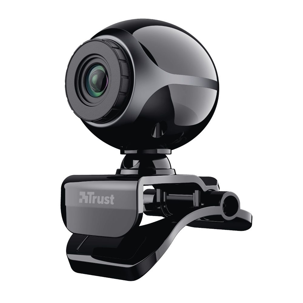 webcam trust pt pc laptop microfon usb camera video chat skype cortana