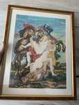 Goblen cusut manual Rapirea Sabinelor