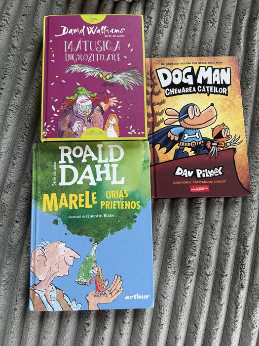 Carti Roald Dahl ed Arthur + Dog Man Chemarea cateilor