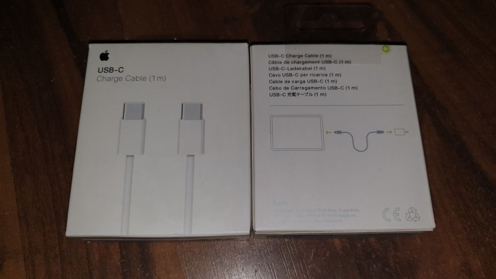 Cablu original Apple 1 metru USB C la USB C iPad MacBook iMac