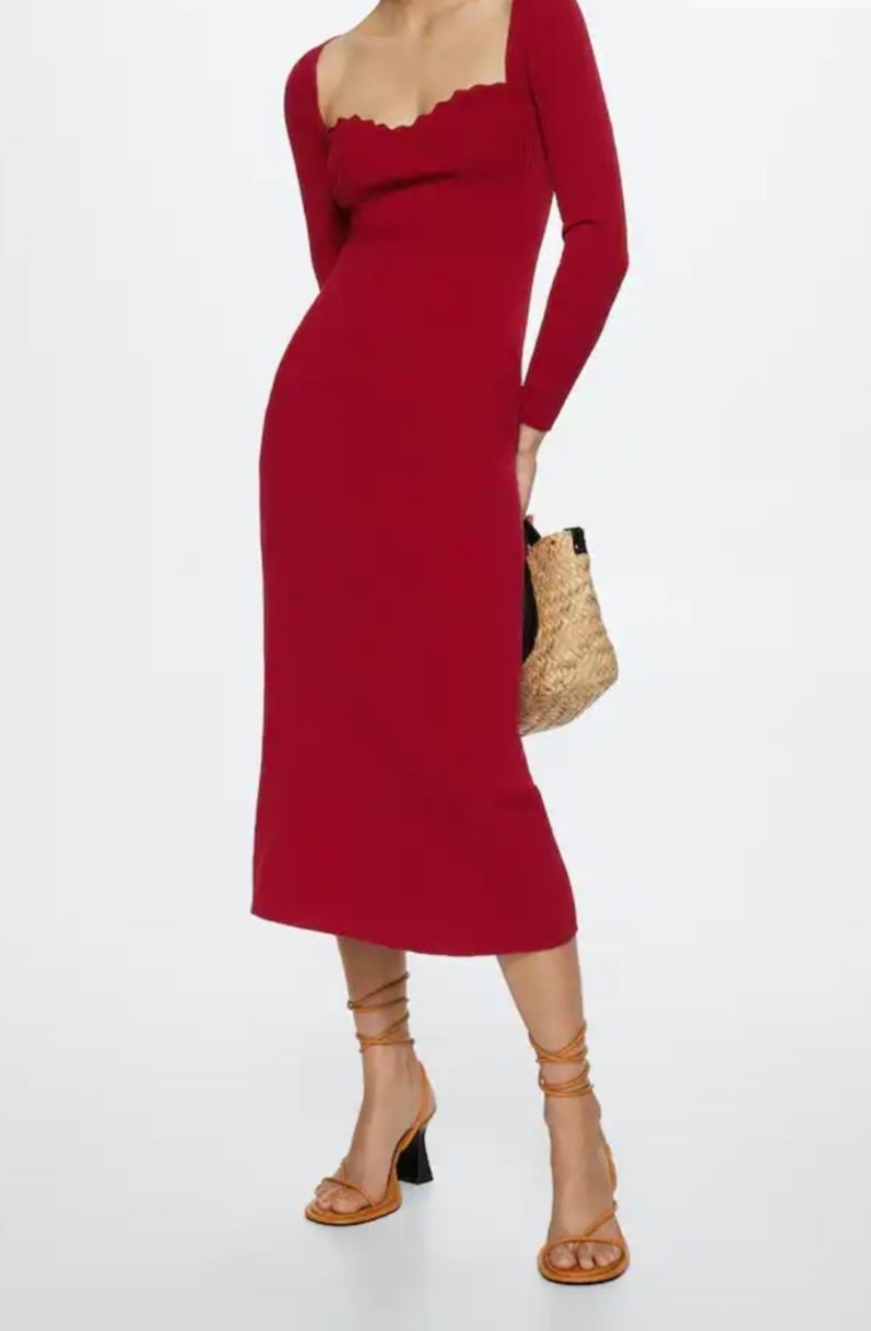 Rochie rosie Mango