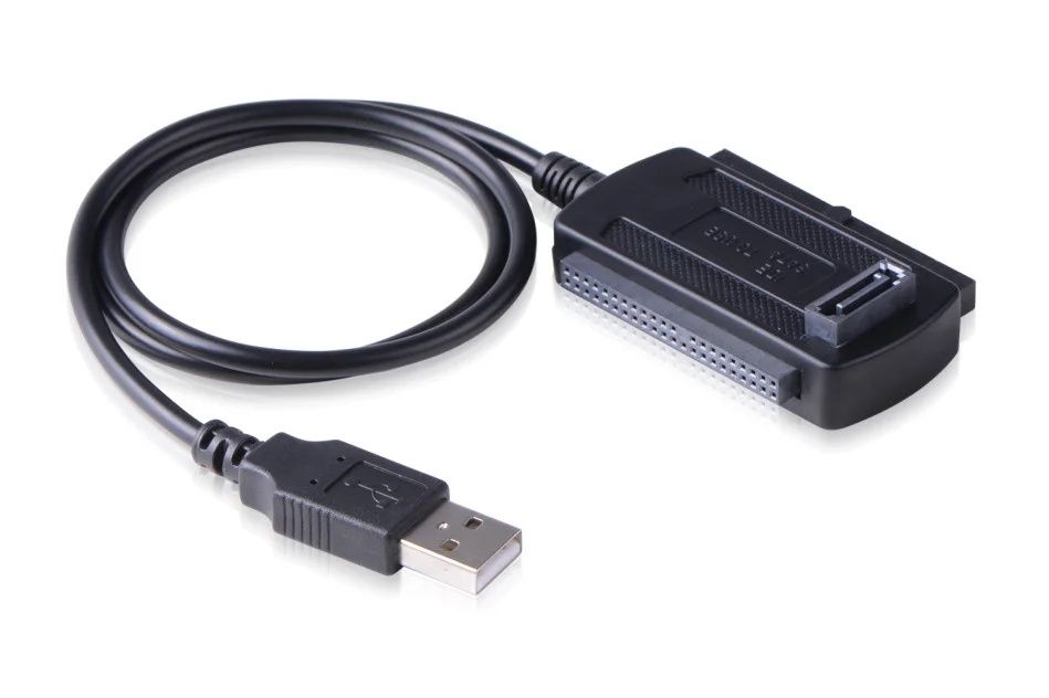 Конвертер-переходник USB 2.0 к SATA/IDE.