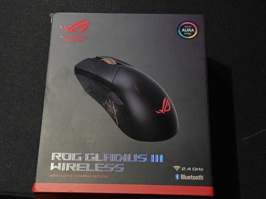 Игровая мышь ASUS ROG Gladius III Wireless, Black, USB (б/у)