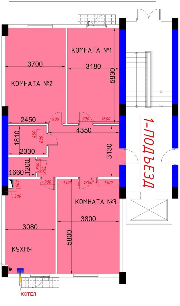 ЖК комфорт Хаус 4 хоналик новостройка