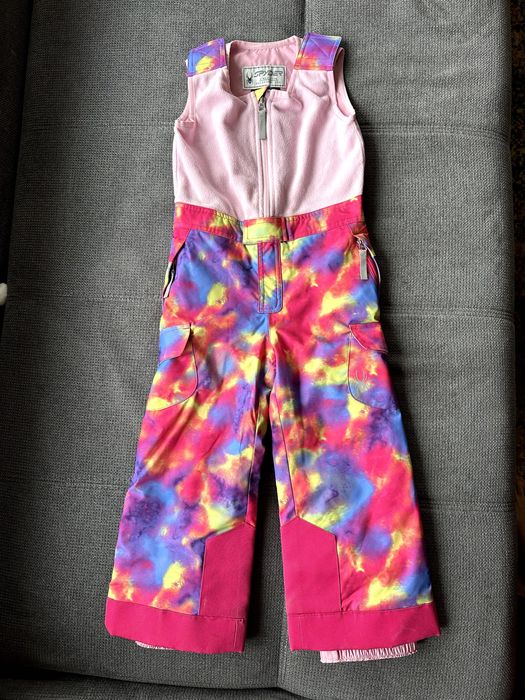 Детски Ски Сноуборд Панталон Spyder Girls Sparkle Pink, 4-7г. 94-115см