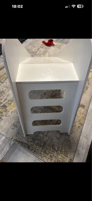 Set piscină cu bile + tobogan din lemn Bunny Boo