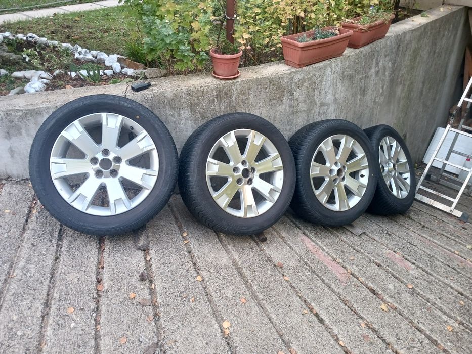 Гуми 255/55/18 и джанти с гуми 215/70/16 за Митсубиши Аутлендър 2
