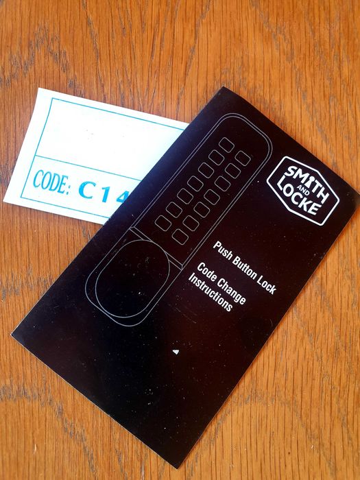 Mеханична секретна брава с код за заключване Smith and Locke