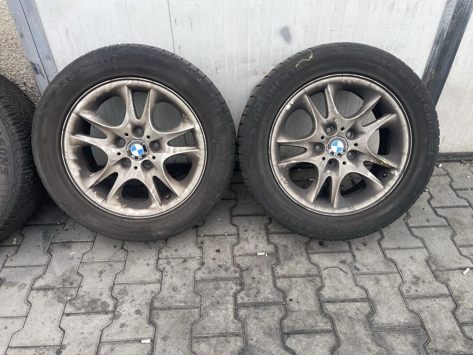 set jante roti aliaj originale pe 17 bmw X3 e83 5x120 235 55 17