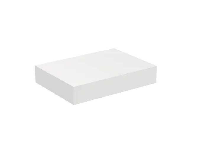 Blat de taiere din polietilena HDPE, tocator alb 50x50x10cm