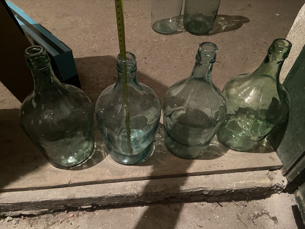 Декоративни стъклени вази дамаджани за декорация или бохо сватби