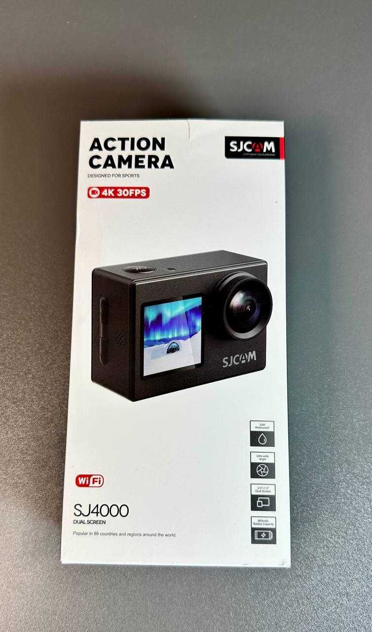 Продается экшн камера sjcam sj 4000 НОВЫЙ. Дёшево!