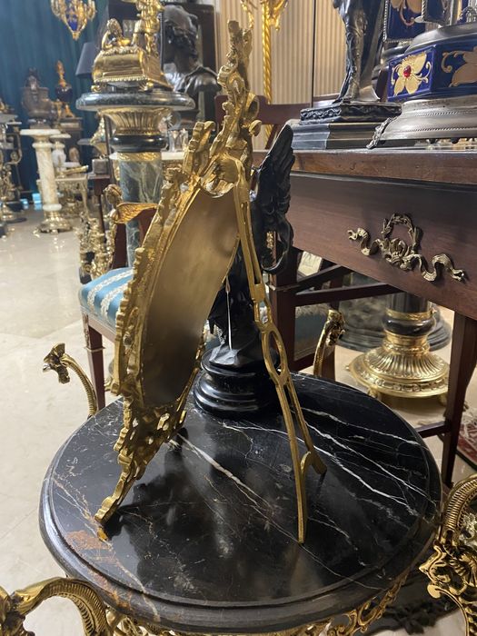 Rama din bronz masiv cu oglinda