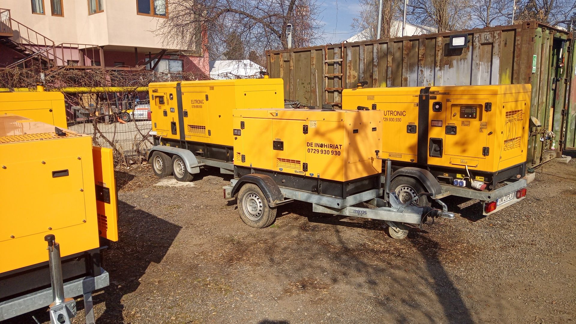 Inchiriere generatoare trifazice 20kw,25kva