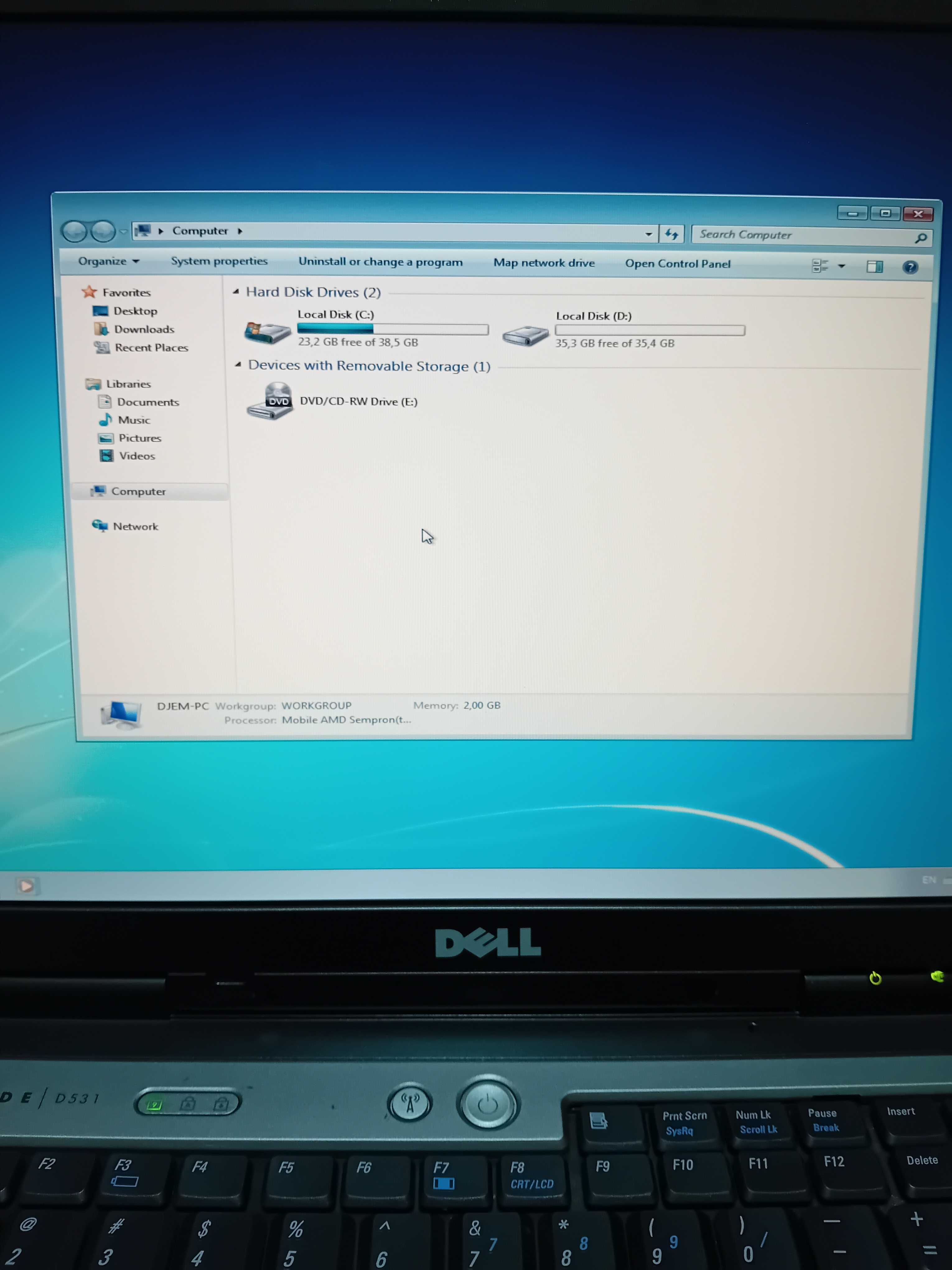 Dell Latitude D531