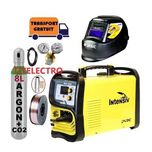 Aparat sudura MIG 200i + tub 8L argon CO2+ ceas + sarma + duze + masca