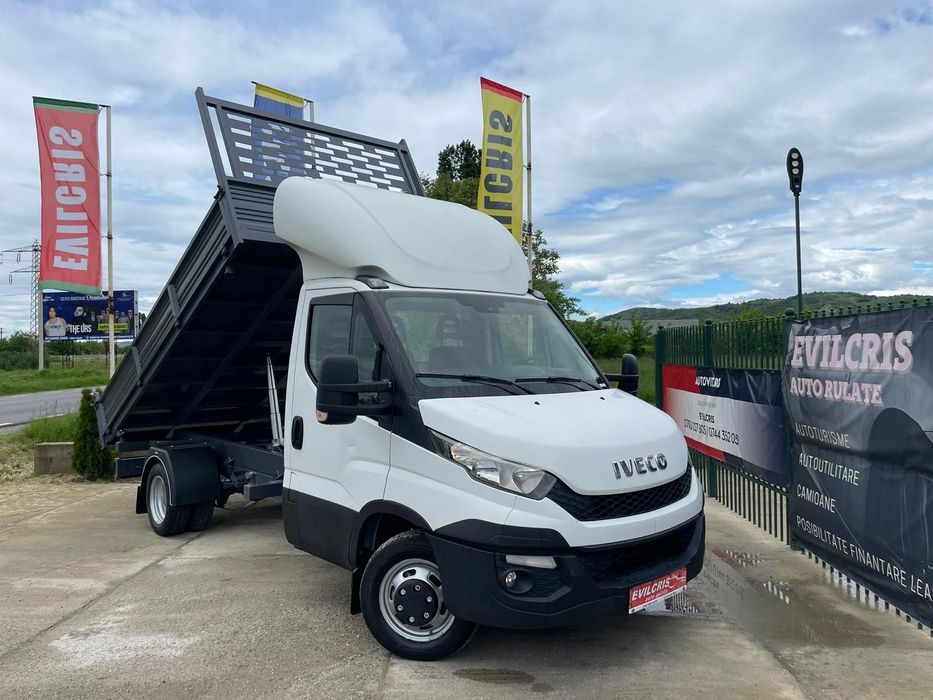 Iveco Daily 35C14 BASCULABIL AXA DUBLA SPATE Posibilitate LEASING/ BASCULABIL/ CLIMA/ Stare buna/ TVA Deductibil