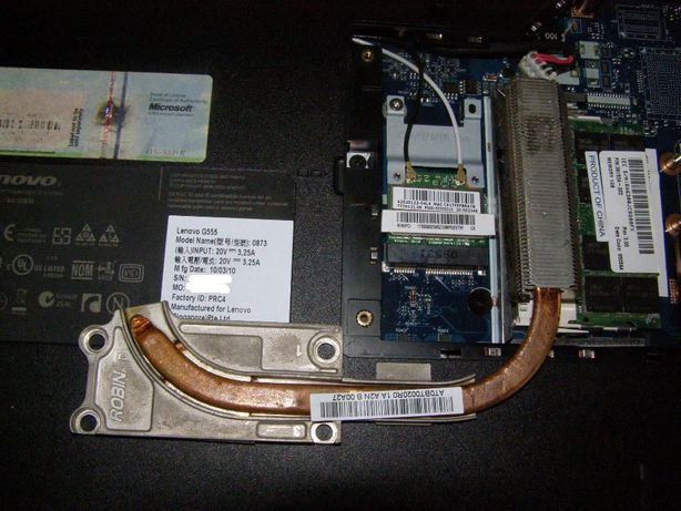 Heatsink, radiator laptop, webcam piese laptop Lenovo G555 sau schimb
