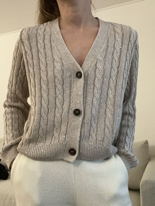 Cardigan in Brunello Cucinelli 38 it
