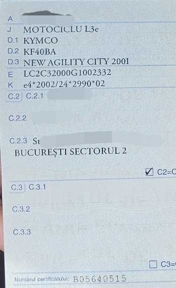 Kymco agility R16 200I