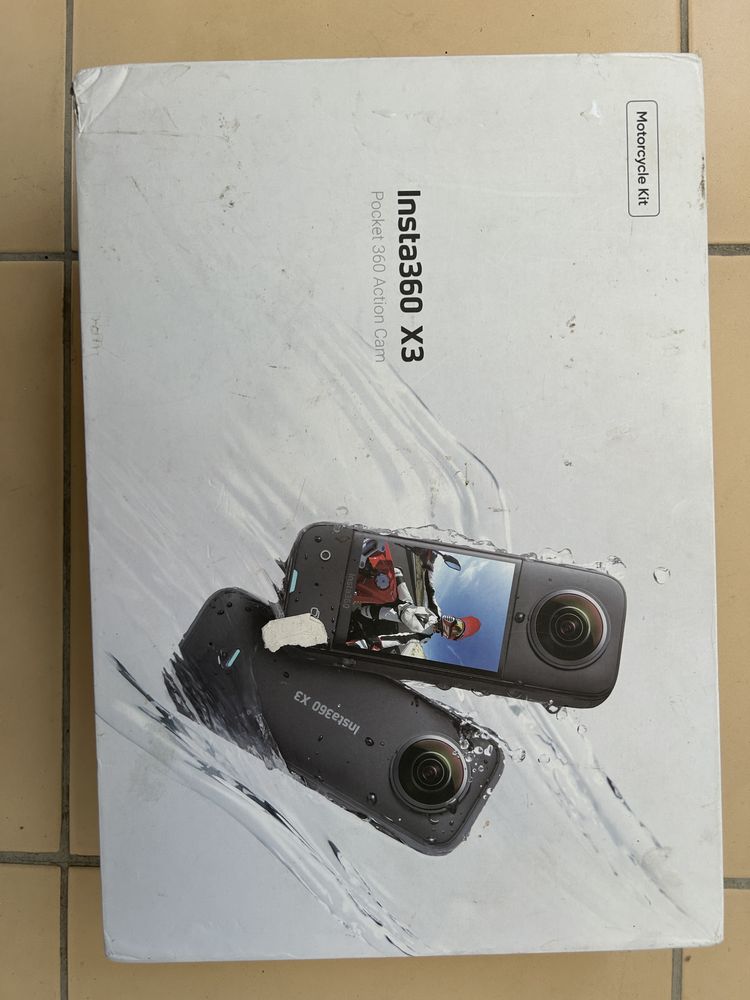 Экшн камера Insta360 one X3 motorcycle kit