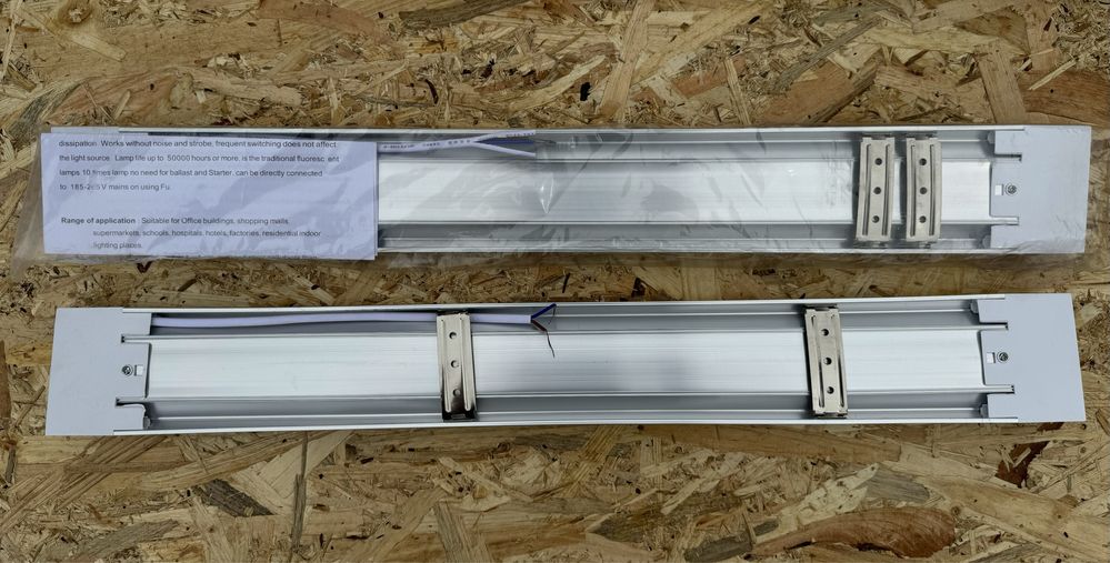 Aplici LED liniare 20W 3000K 60cm - 4 bucati