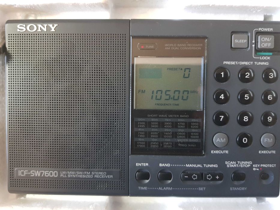Sony ICF SW 7600 in cutie cu toate accesoriile  Nu trimit in tara