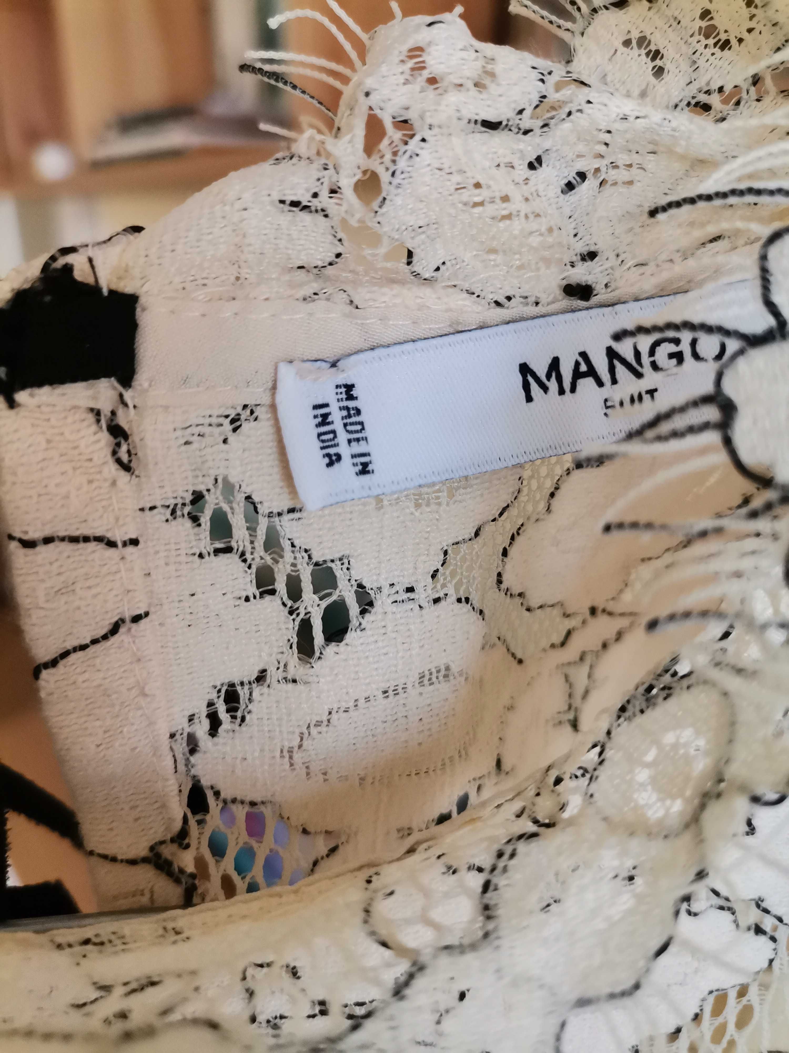 Дантелена рокля Mango