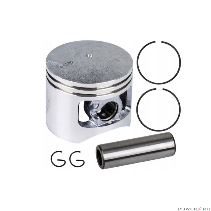 Piston complet compatibil China 5200, 45mm, bolt 10mm, 52cc, Micul