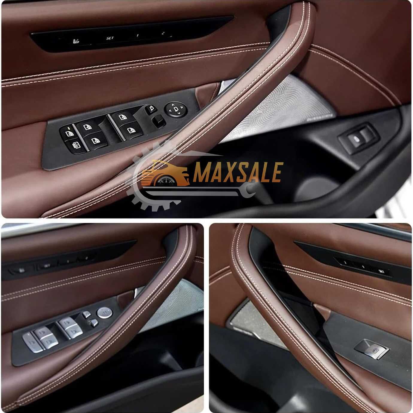 Вътрешна врата панел дръжка черен BMW 5 G30 G31 G38 520 530