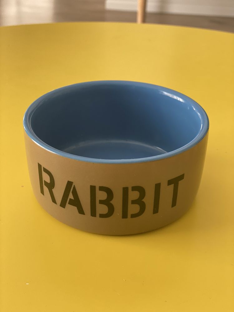 Bol ceramic iepuri