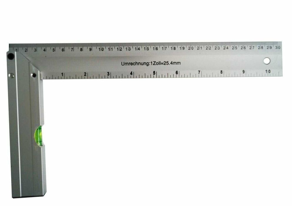 Уровень угловой 30см (угольник линейка)