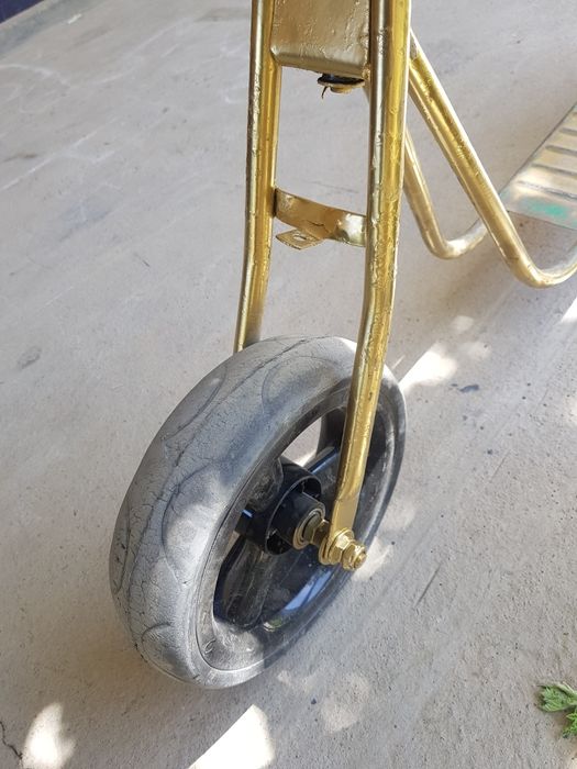 Продам самокат с тормозом СССР Советский гелевый колёса полный на ходу