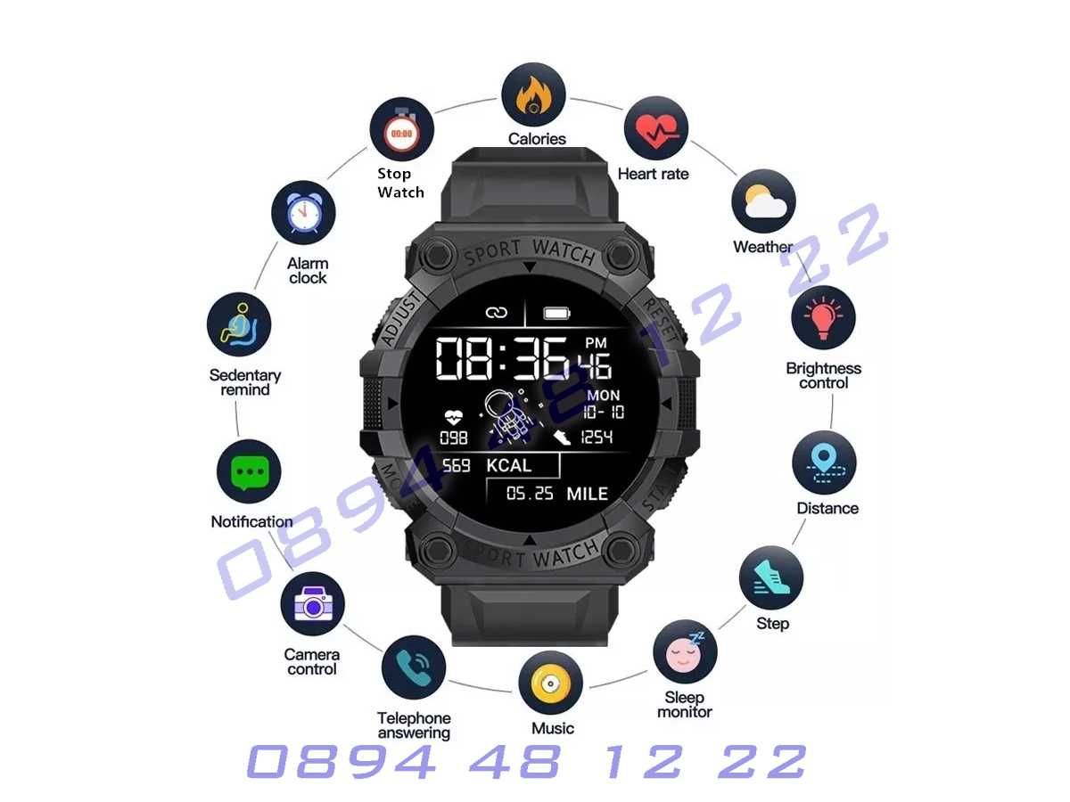 Смарт Часовник Гривна Smart Watch Тип g shock джи шок